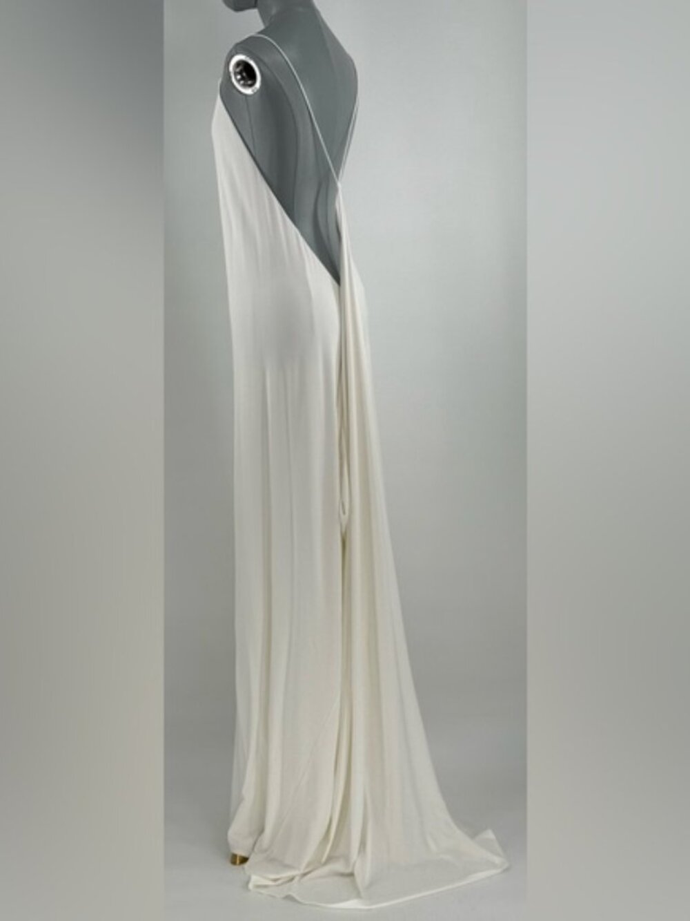 🆕 RAT & BOA 🧿 NWOT Amora Back Draped Jersey Dress, White - Sz M - Picture 9 of 15